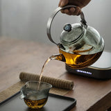 Bouilloire et Théière en Verre <br> Double Filtre 1L