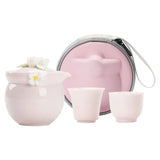 Petit Service à Thé en Porcelaine <br> Rose 150ml