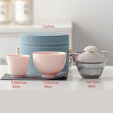 Théière Nomade Rose <br> Porcelaine 140ml ou Verre 90ml