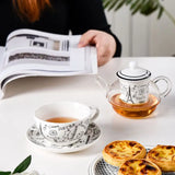 Théière Solitaire en Verre <br> Française 360ml