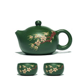 Théière Yixing Verte <br> et tasses 180ml