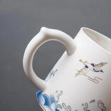 Tasse en Porcelaine <br> Motif Japonais 430ml