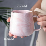 Tasse Marbre <br> Rose ou Gris 380ml