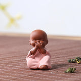 Tea Pet Petit Bouddha <br> en Terre Cuite