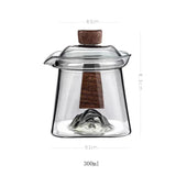 Théière en Verre <br> Transparent ou Fumé 300ml