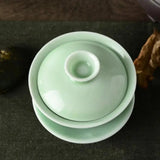 Théière Chinoise <br> Gaiwan Vert Celadon 130ml