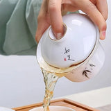 Tasse Théière en Porcelaine <br> Gaiwan 160ml