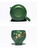 Théière Yixing Verte <br> et tasses 180ml