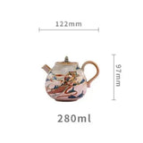 Théière Chinoise <br> Décorée 280ml