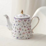 Théière Porcelaine Fleurs