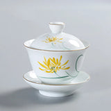Gaiwan en Porcelaine <br> Peint à la main 200ml