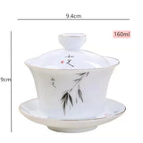 Tasse Théière en Porcelaine <br> Gaiwan 160ml