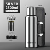 Bouteille Thermos Sans BPA <br> Inox 2L/3L