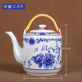 Théière en Porcelaine <br> Grosse 2L à 3.8L