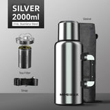 Bouteille Thermos Sans BPA <br> Inox 2L/3L