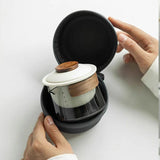 Théière de Voyage en Verre <br> Service 3 tasses 220ml