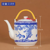 Théière en Porcelaine <br> Grosse 2L à 3.8L
