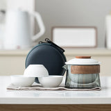 Théière de Voyage en Verre <br> Service 3 tasses 220ml