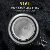 Bouteille Thermos Sans BPA <br> Inox 2L/3L