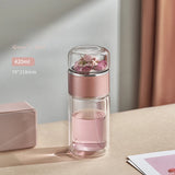 Théière en Verre <br> Infuseur à Thé Portable 280-380ml