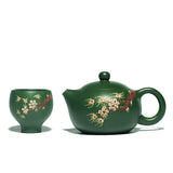 Théière Yixing Verte <br> et tasses 180ml