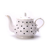 Théière à pois