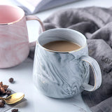 Tasse Marbre <br> Rose ou Gris 380ml
