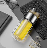 Théière en Verre <br> Infuseur à Thé Portable 280-380ml
