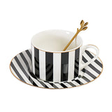 Théière en Porcelaine Blanche et Noire <br> Tea for One 450ml