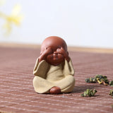 Tea Pet Petit Bouddha <br> en Terre Cuite
