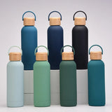 Gourde Inox Bouchon Bambou