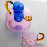 Théière Originale en Verre <br> et Tasse 400ml