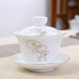 Tasse Théière en Porcelaine <br> Gaiwan 160ml