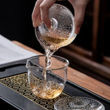 Théière Chinoise <br> Gaiwan en Verre 140ml