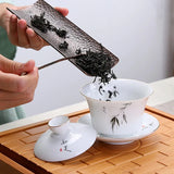 Tasse Théière en Porcelaine <br> Gaiwan 160ml