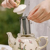 Théière Solitaire <br> Porcelaine Anglaise 400ml