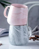 Tasse Marbre <br> Rose ou Gris 380ml