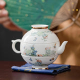 Théière et 2 tasses