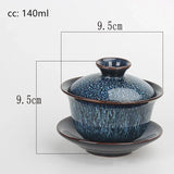 Théière Chinoise <br> Gaiwan émaillé 140ml