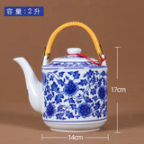 Théière en Porcelaine <br> Grosse 2L à 3.8L