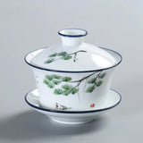 Gaiwan en Porcelaine <br> Peint à la main 200ml