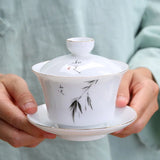 Tasse Théière en Porcelaine <br> Gaiwan 160ml