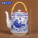 Théière en Porcelaine <br> Grosse 2L à 3.8L