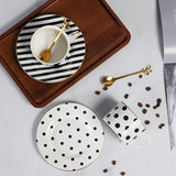 Théière en Porcelaine Blanche et Noire <br> Tea for One 450ml