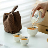 Théière Shiboridashi Hohin <br> seule ou avec tasse(s) 150ml