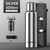 Bouteille Thermos Sans BPA <br> Inox 2L/3L