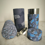 Boîte à Thé Washi <br> Bleue 200g