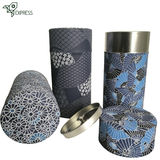 Boîte à Thé Washi <br> Bleue 200g