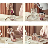 Théière en Verre <br> Infuseur à Thé Portable 280-380ml