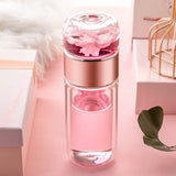 Théière en Verre <br> Infuseur à Thé Portable 280-380ml